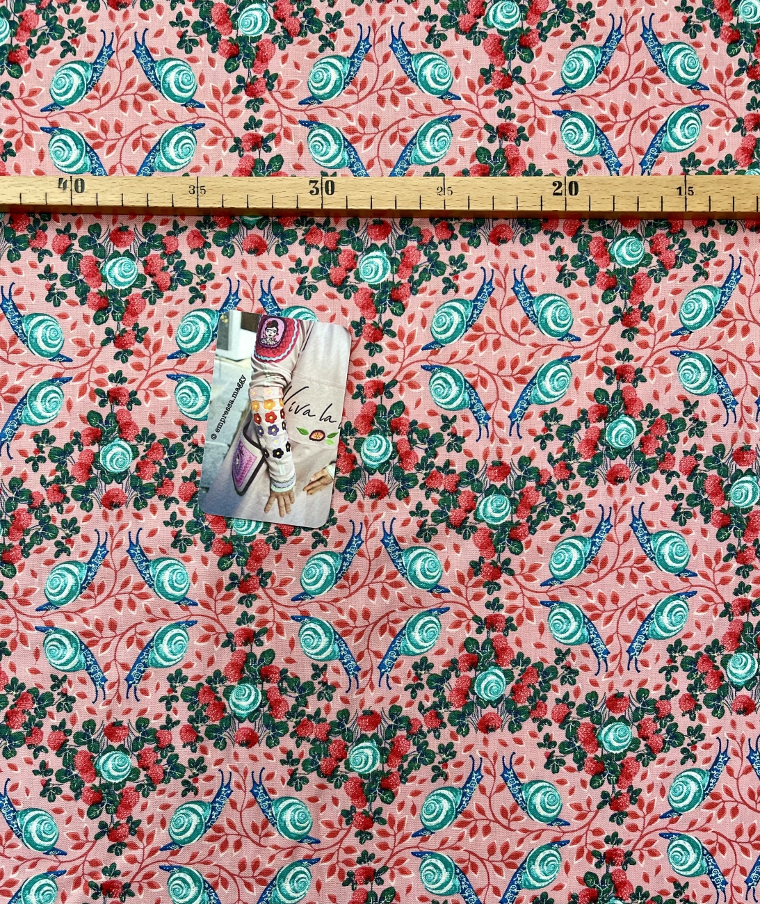 Baumwolle Patchwork - Odile Bailloeul - Land Art 2  - Rosa Rosen