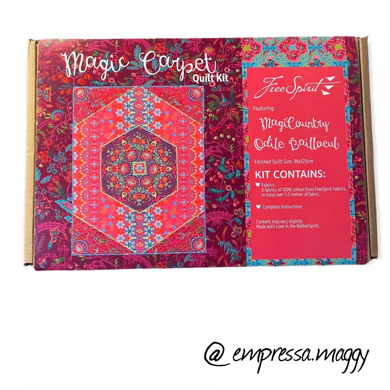 Quilt Kit - Magic Carpet Quilt by Odile Bailloeul​