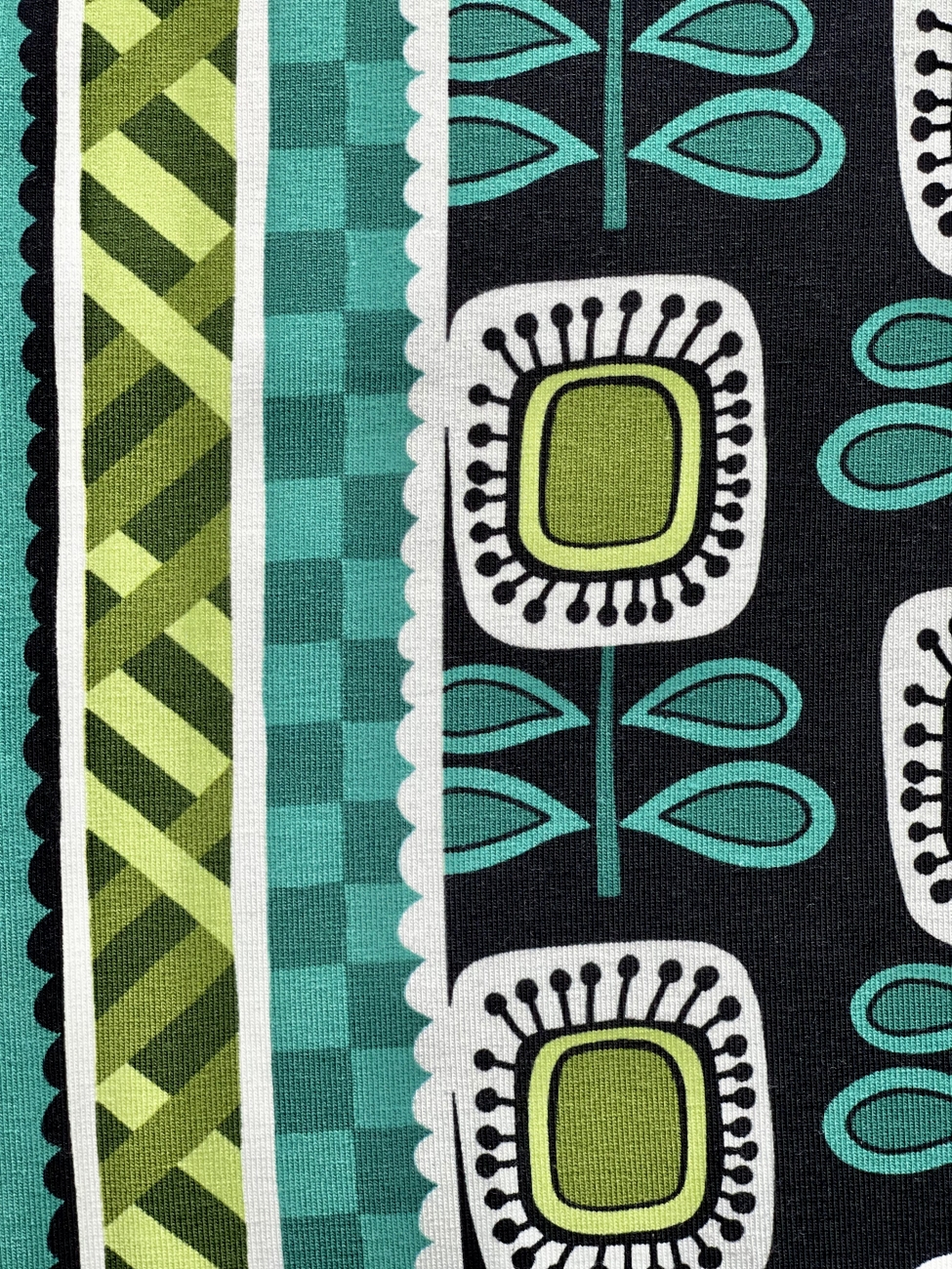 Albstoffe - Hamburger Liebe - Jersey - Sweet Home - Annas House - Schwarz