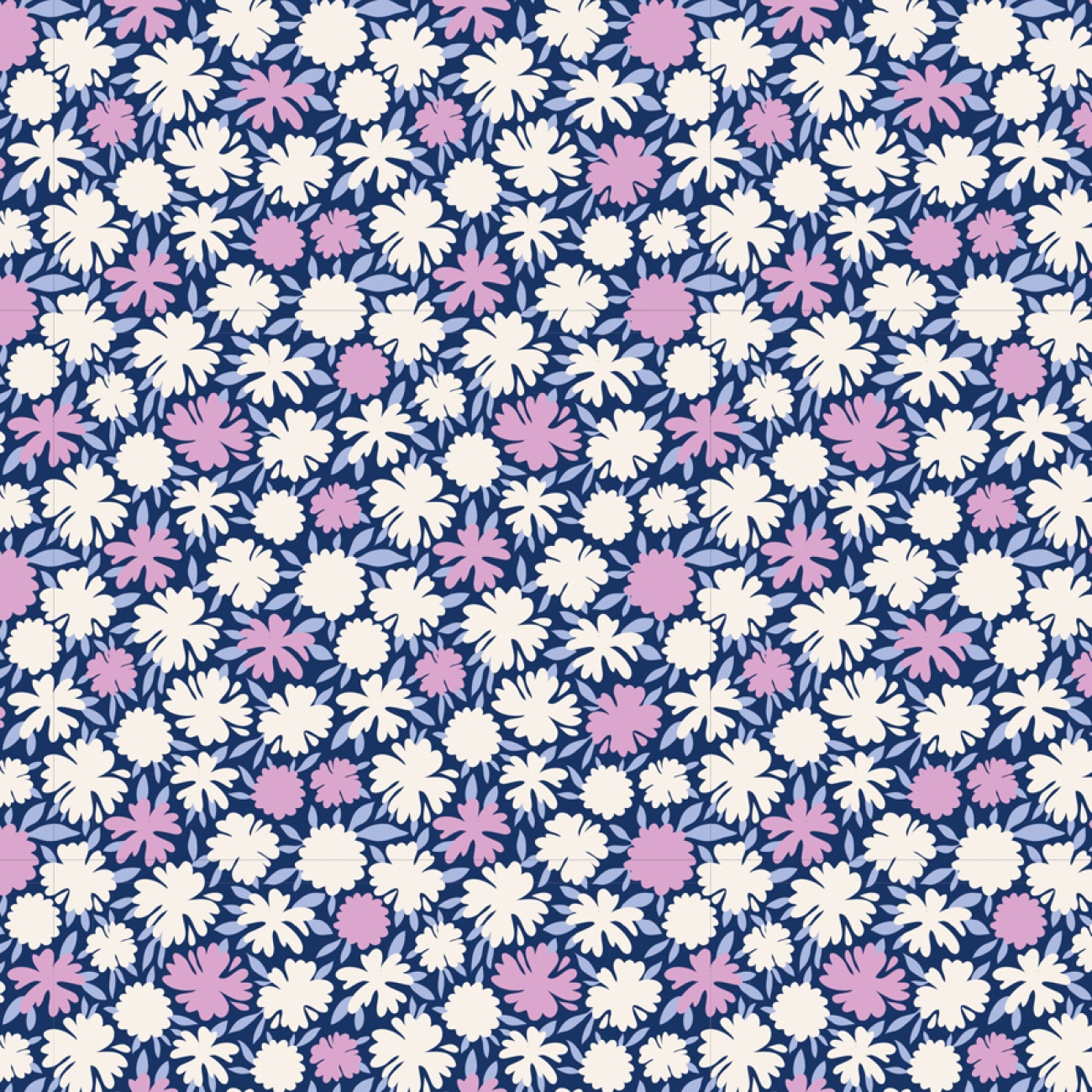 Tilda Patchwork Baumwolle - Pompom Blue