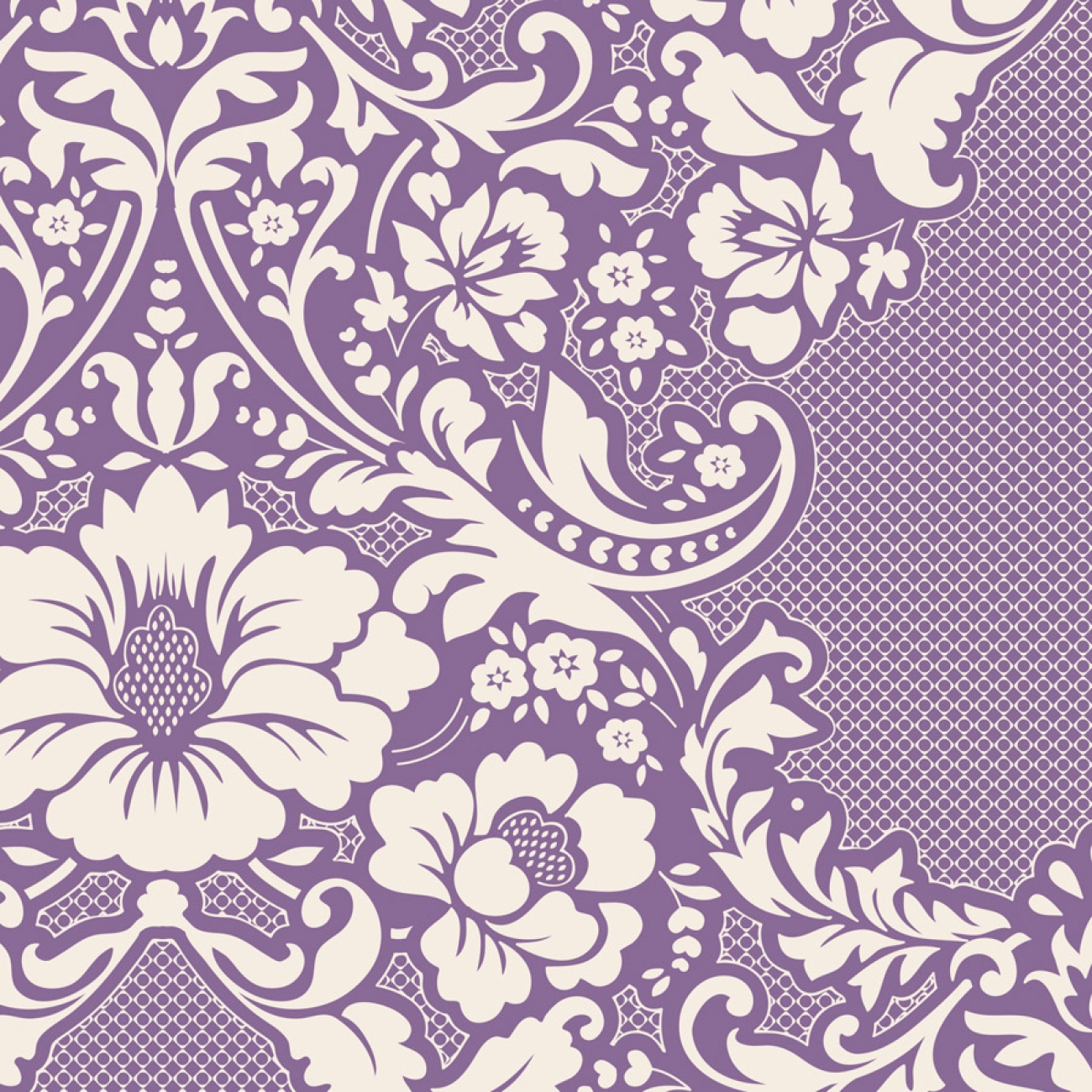 Tilda Patchwork Stoff Baumwolle -  Eleanore Lilac