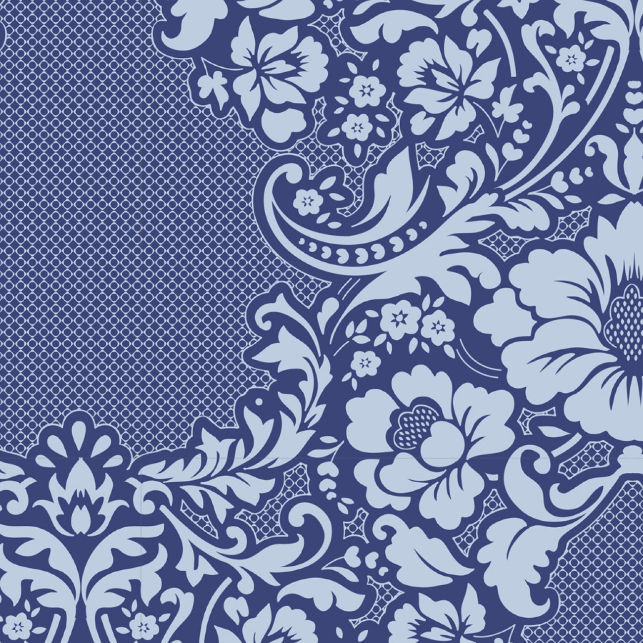 Tilda Patchwork Baumwolle - Eleanore Blue