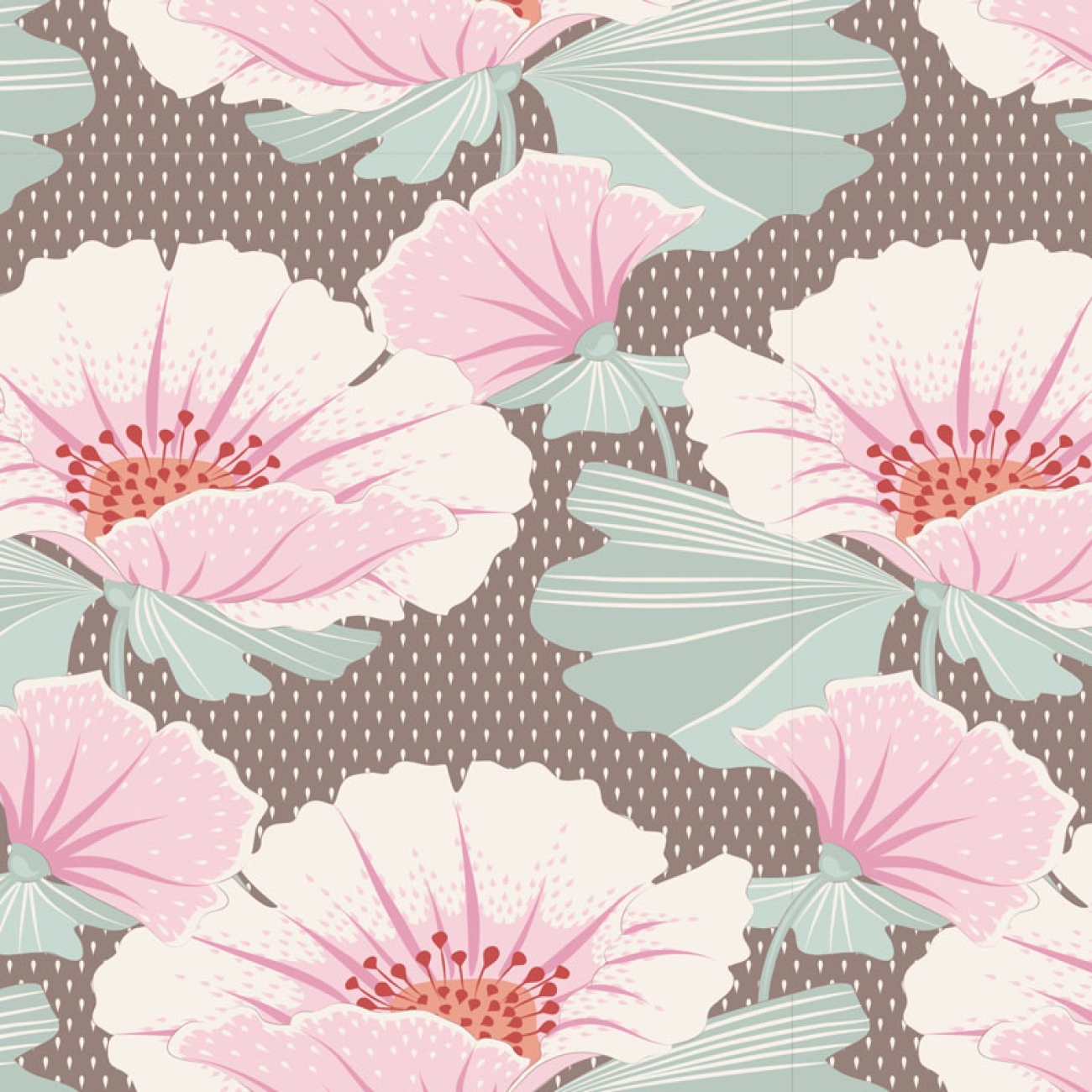 Tilda Patchwork Baumwolle - Maple Farm - Gwendelyn Umber