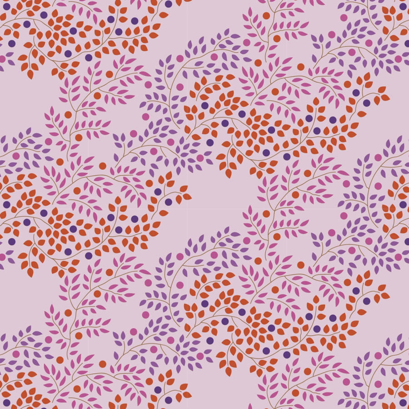 Tilda Patchwork Stoff Baumwolle - Hometown - Berrytangle Plum