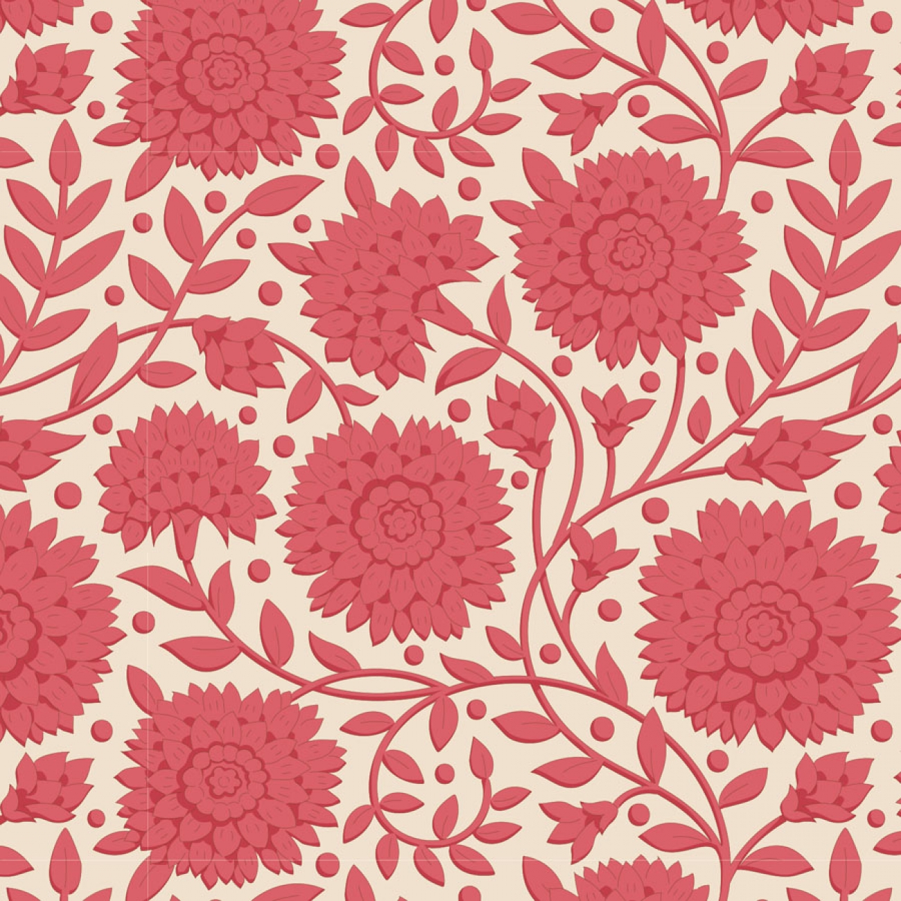 Tilda Patchwork Stoff Baumwolle - Aella Dusty Red