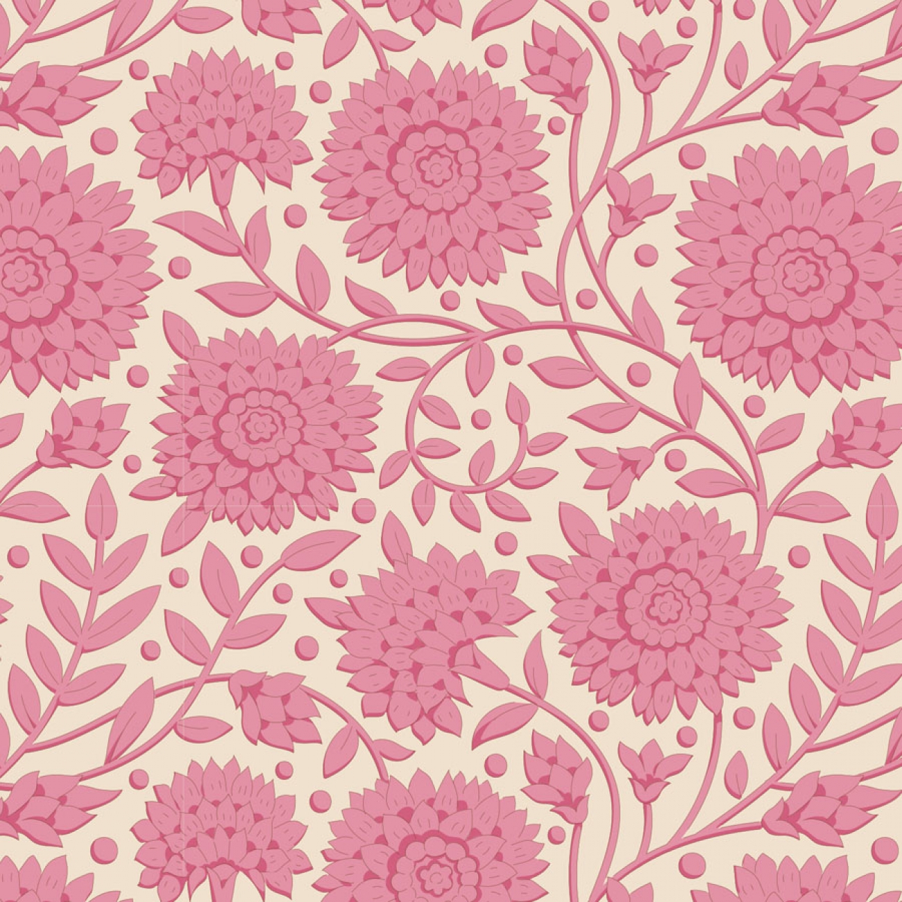 Tilda Patchwork Stoff Baumwolle - Aella Pink