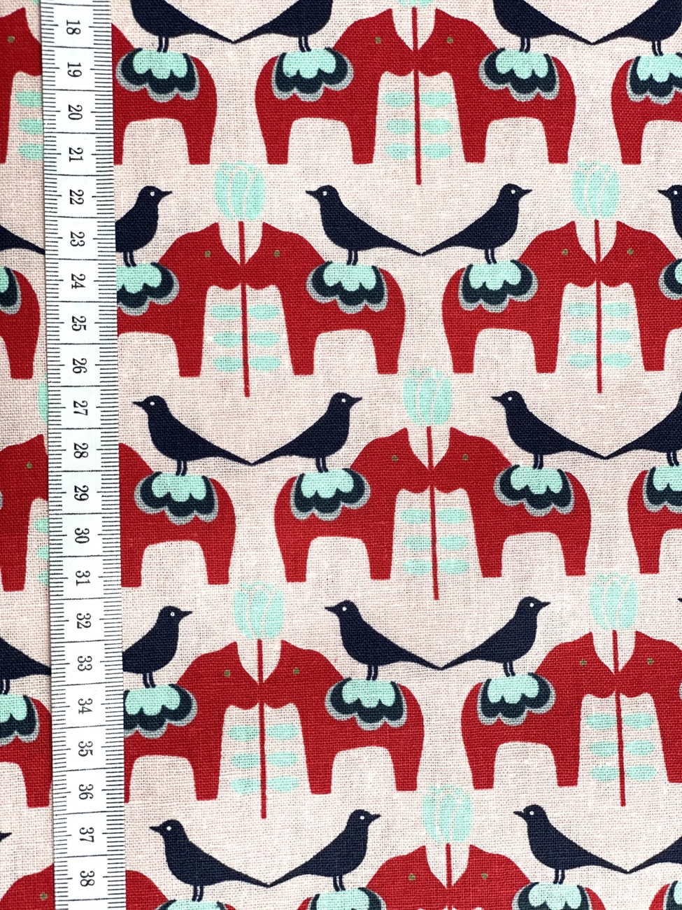 Mees&Mees für Kokka - Canvas - Dala Love - Rosa