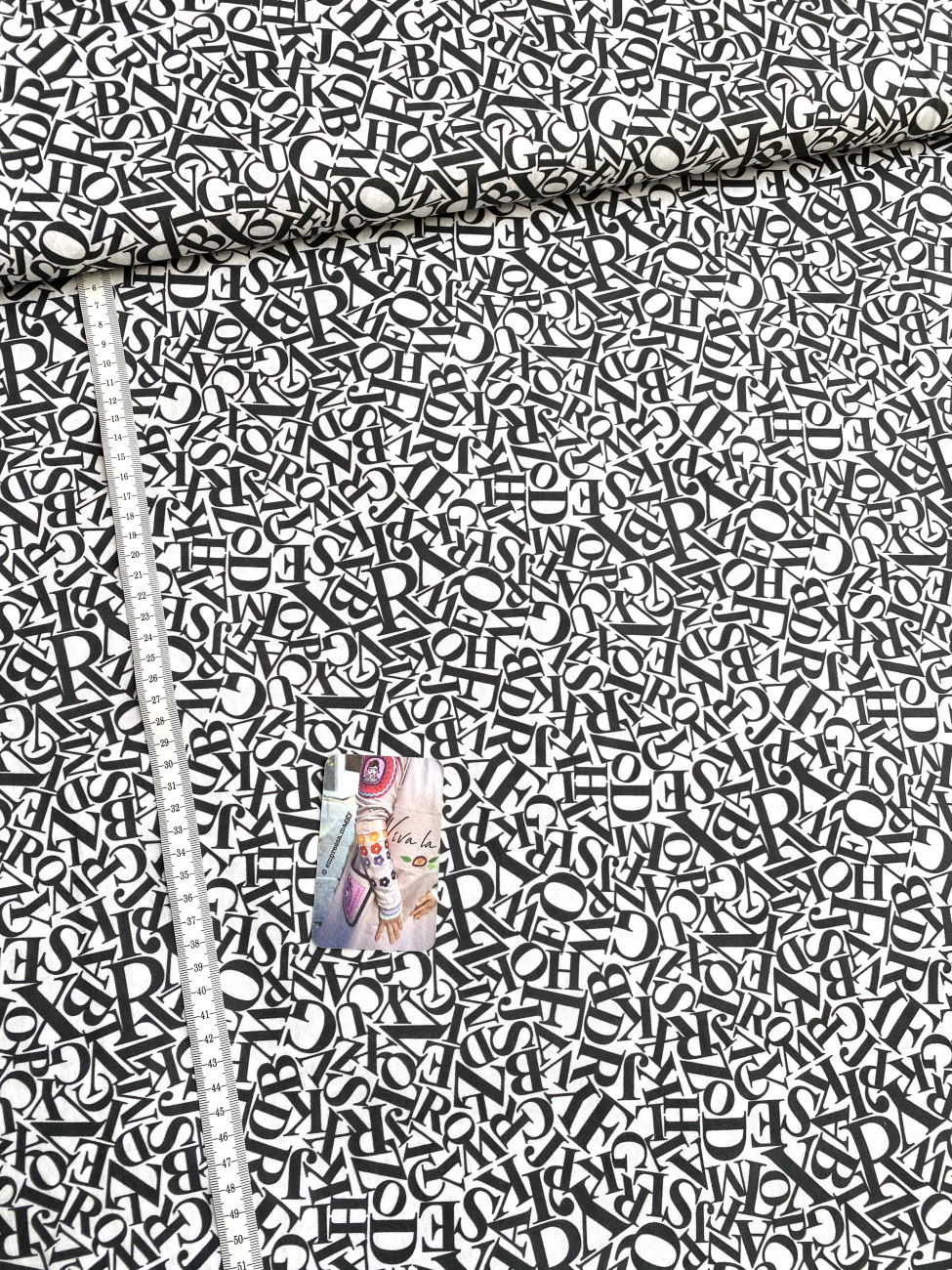 Baumwolle– Buchstaben - Premium Collection