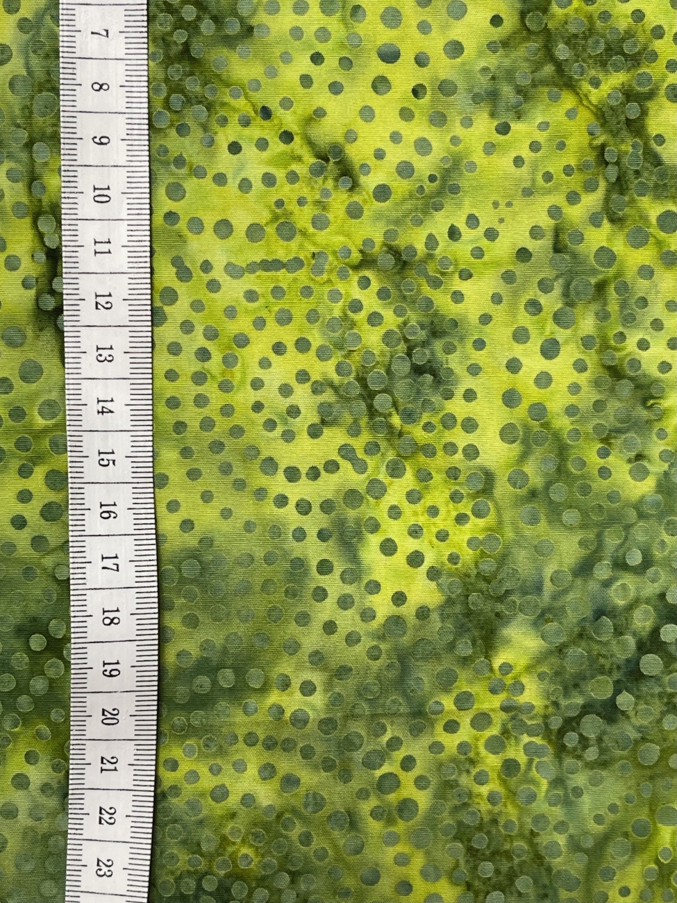 Baumwolle Patchwork - Batik - Large Circles - Grün