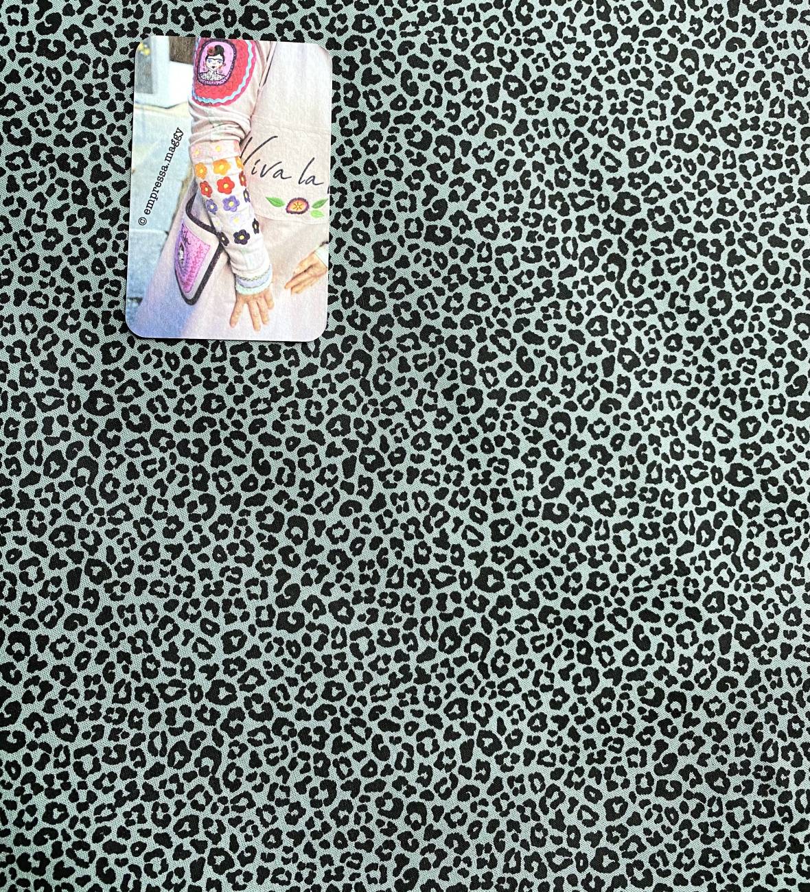 Baumwolle Popeline Leo - Altgrün