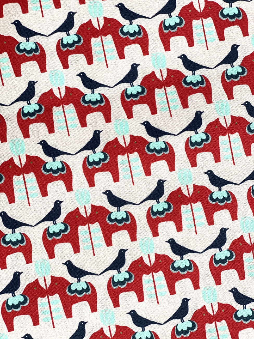 Mees&Mees für Kokka - Canvas - Dala Love - Rosa