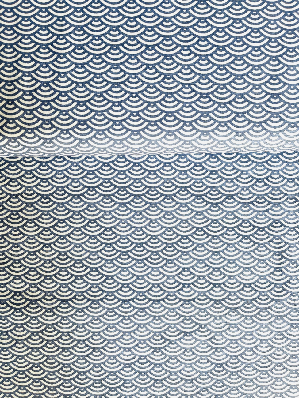 Baumwolle Swafing - Muscheln - Rauchblau - Reststück ca. 240 cm