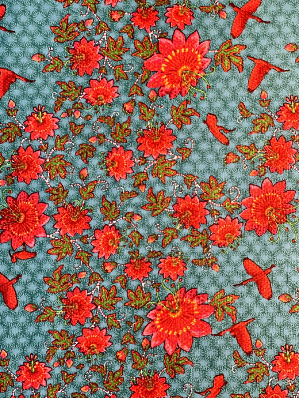 Baumwolle Patchwork - Odile Bailloeul - Ibis - Blue