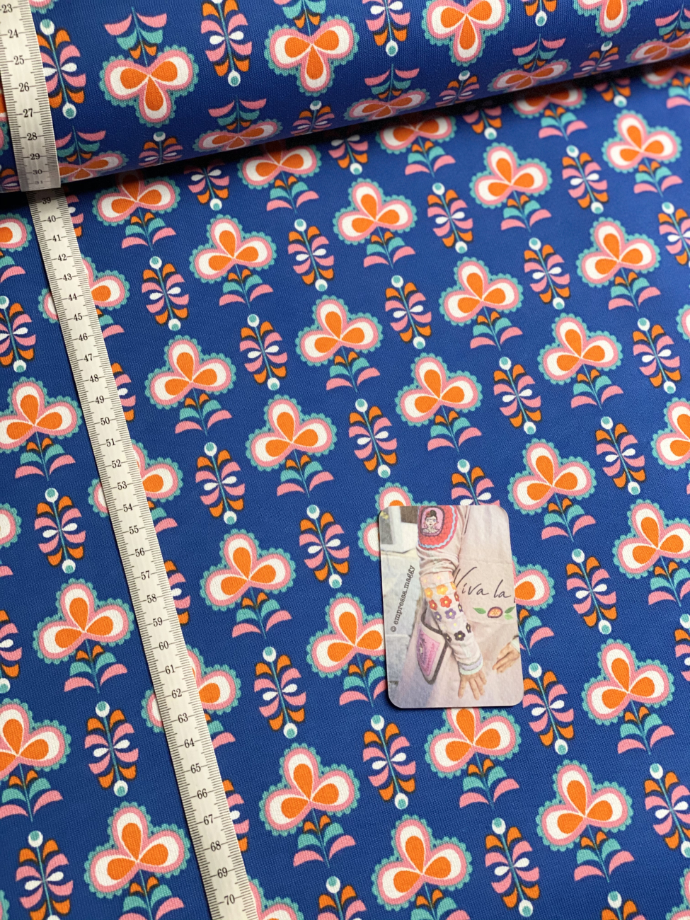 Kuschelsweat Retro - Blume 2