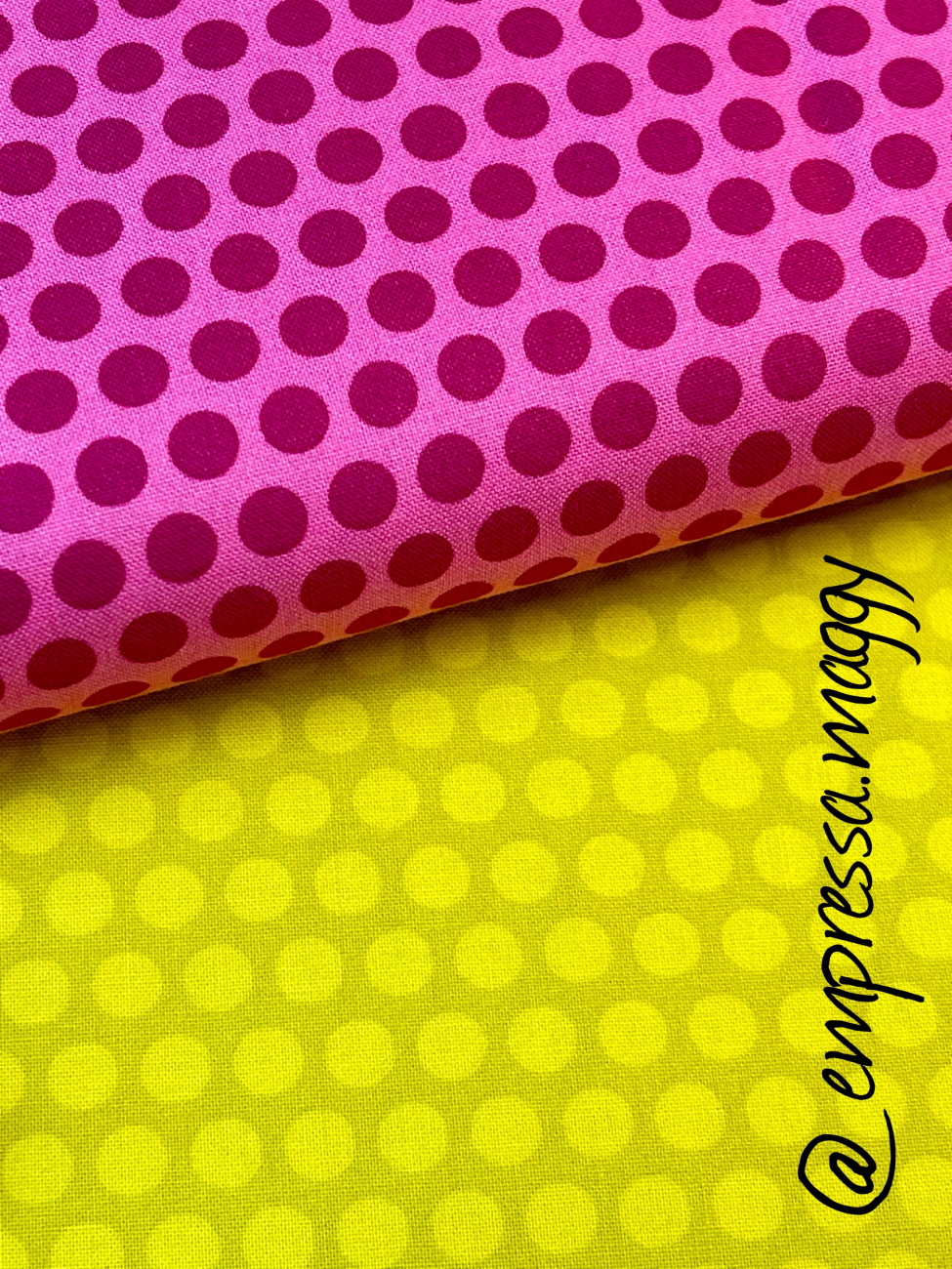 Patchwork Baumwolle - Dots - Pink
