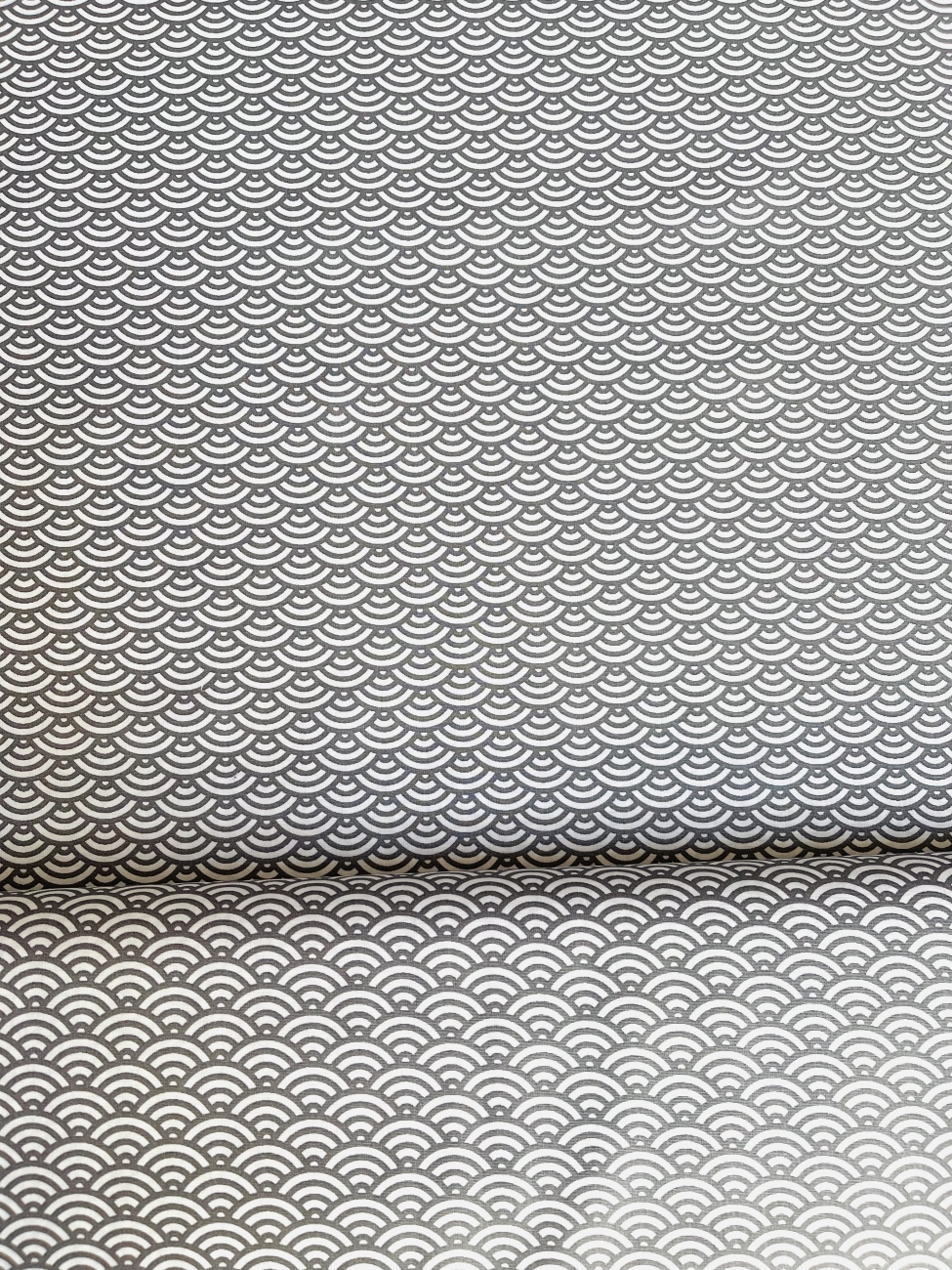 Baumwolle Swafing - Muscheln - Grau