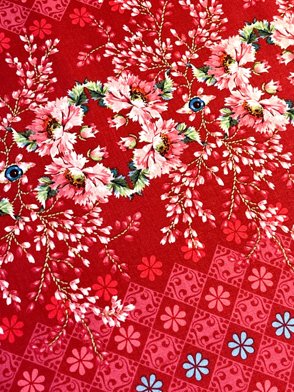 Baumwolle Patchwork - Odile Bailloeul - The Queen´s Spy - Rose