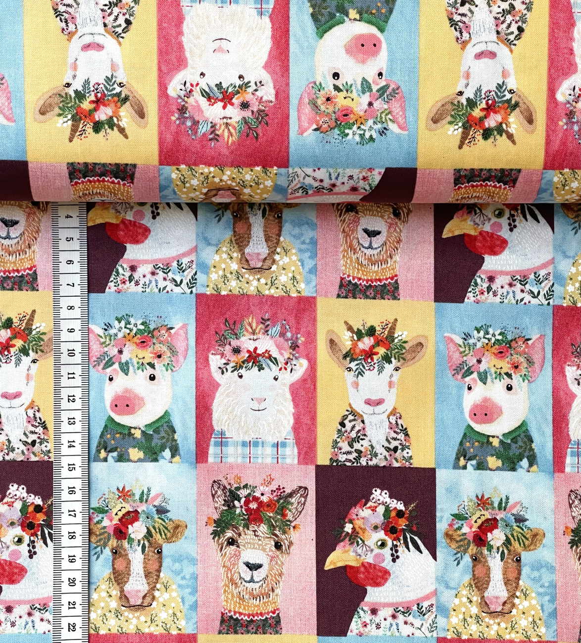 Patchwork Baumwolle - Boho Farm Pets