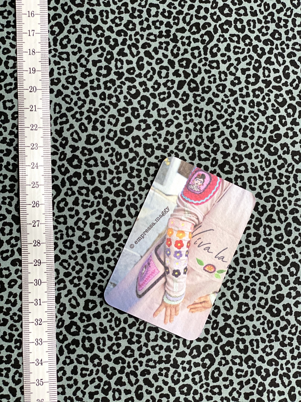 Baumwolle Popeline Leo - Altgrün