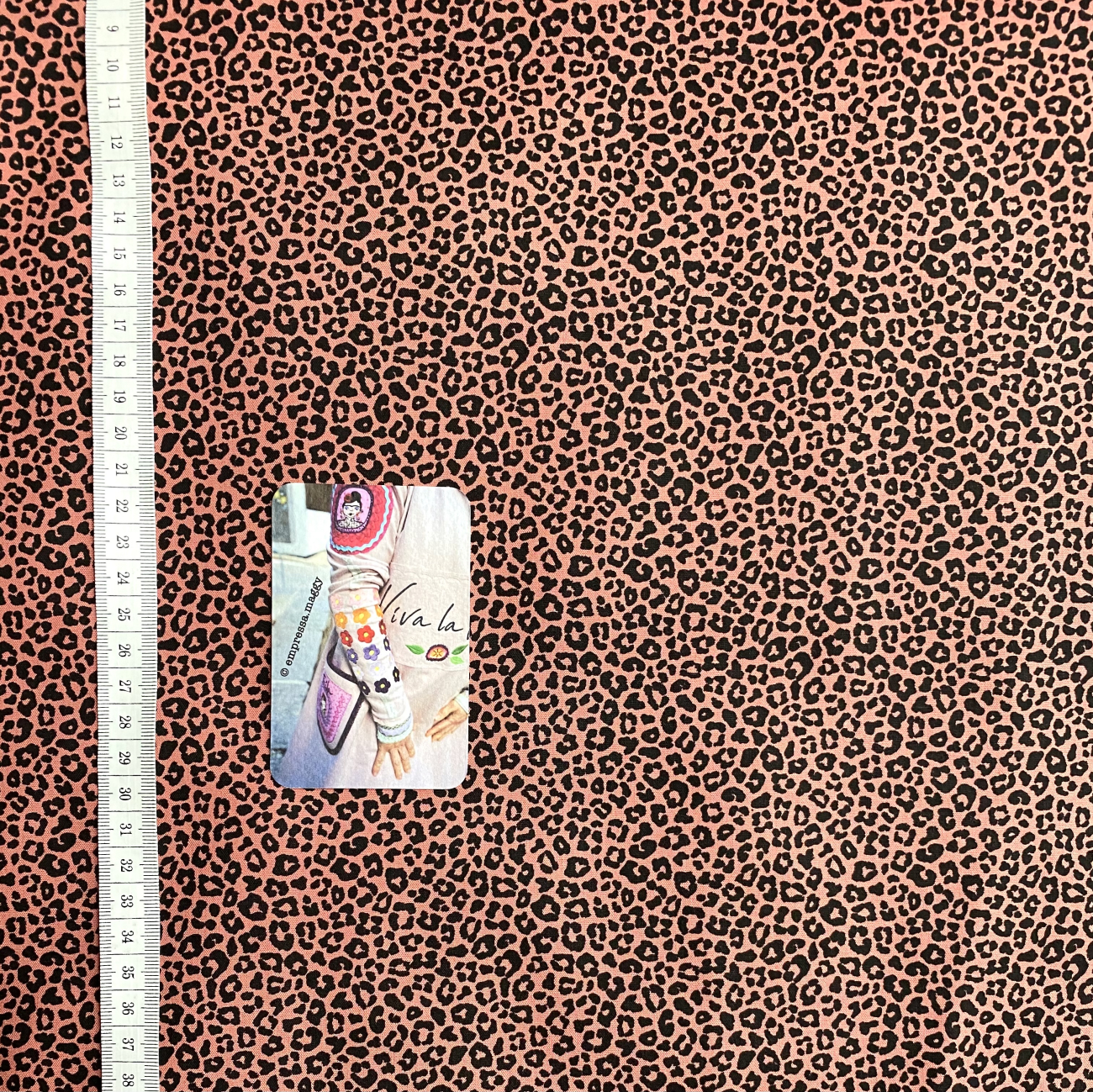 Baumwolle Popeline Leo - Dunkler Pfirsich