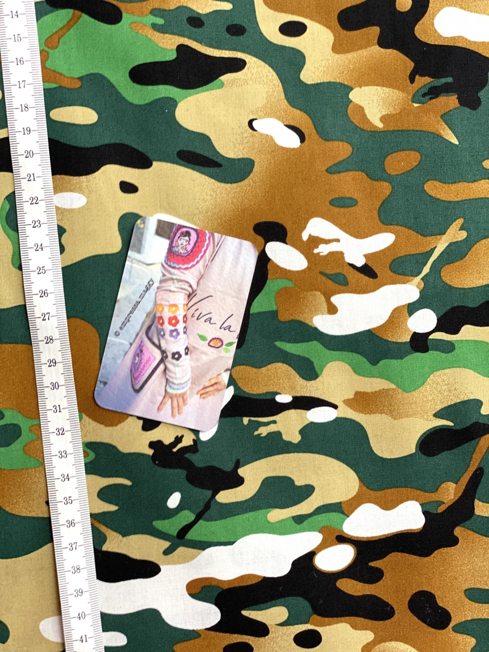 Baumwolle Popeline Camouflage