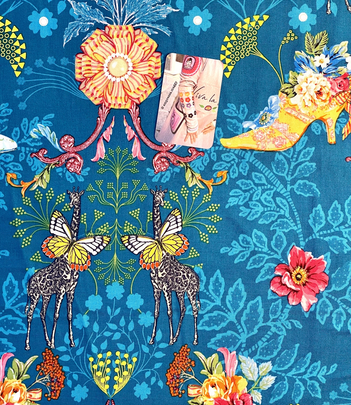 Baumwolle Patchwork - Odile Bailloeul - Royal Expedition - Teal