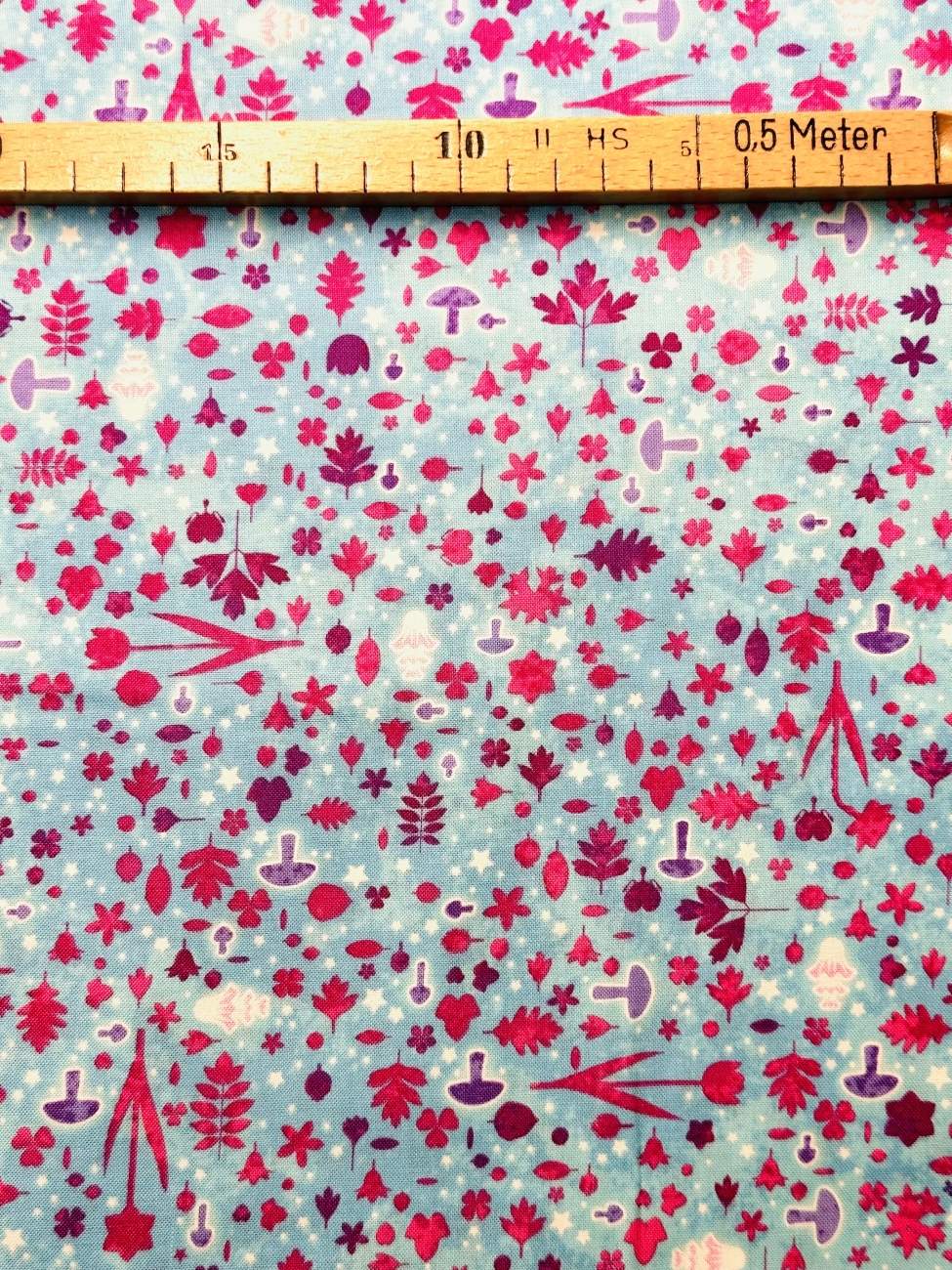 Patchwork Baumwolle - Pixies & Petals by Henry Glass (Glow In The Dark)