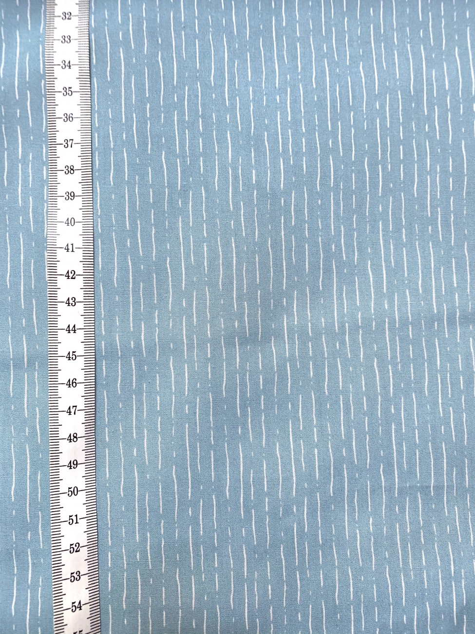 Baumwolle Popeline - Irregular Stripes - Hellblau