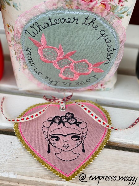 Lunchbag Mi Amiga Mexicana - L - Tilda - Weiß