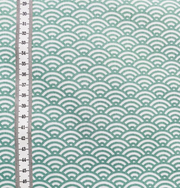Baumwolle Swafing - Muscheln - Mint