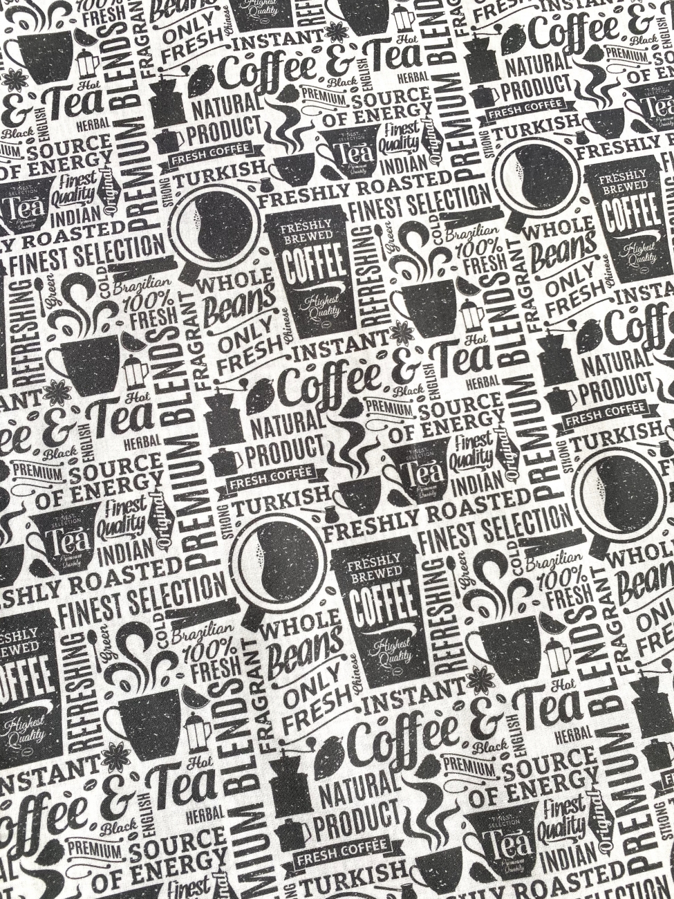 Baumwolle  – Limited Edition – Tea & Coffee