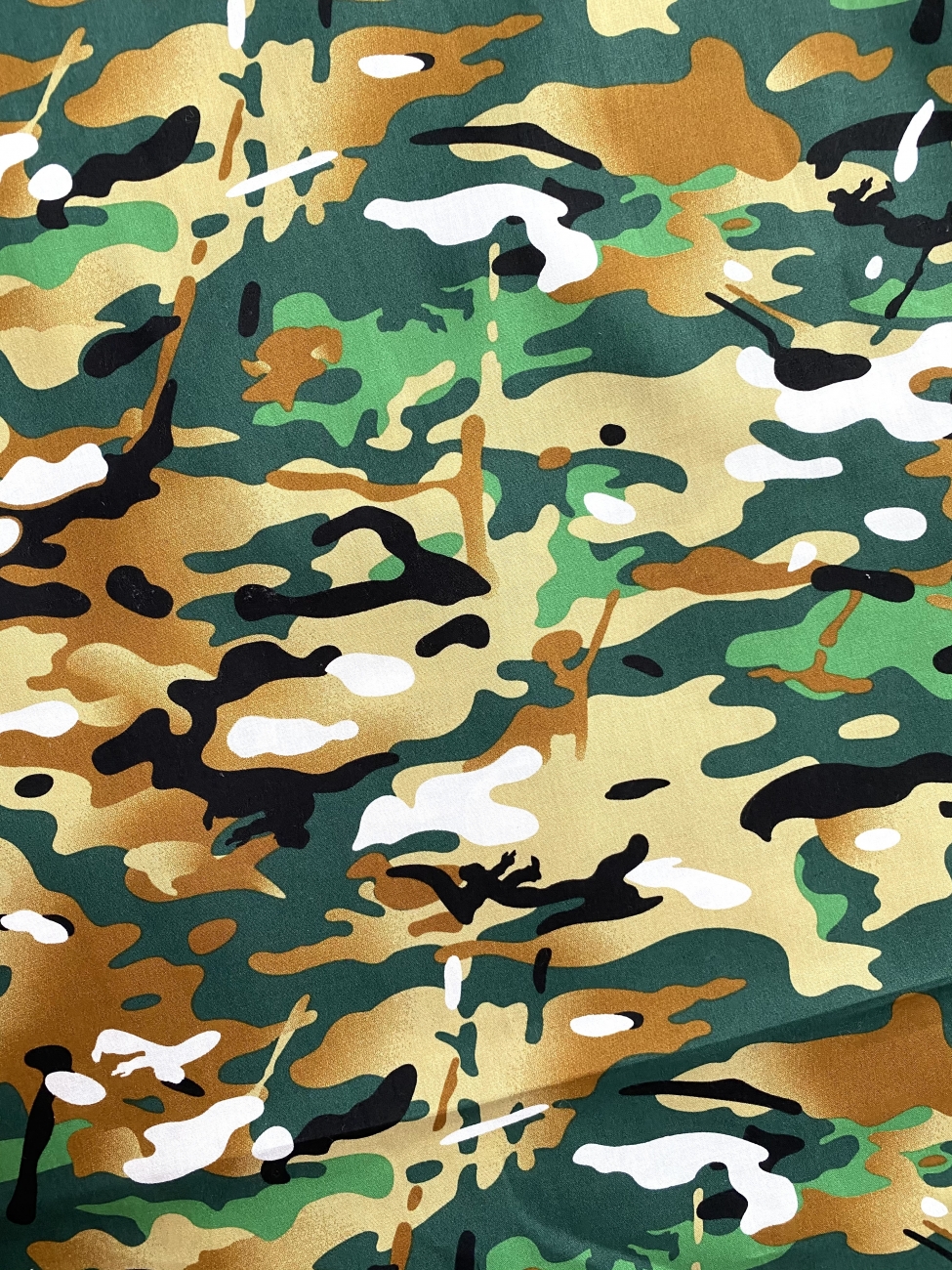 Baumwolle Popeline Camouflage