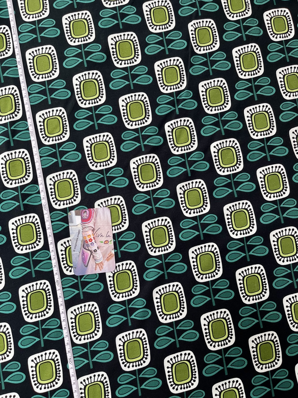 Albstoffe - Hamburger Liebe - Jersey - Sweet Home - Annas House - Schwarz