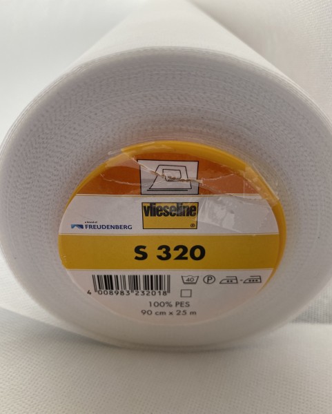 S320  LEICHTE EINLAGE  90cm Vlieseline