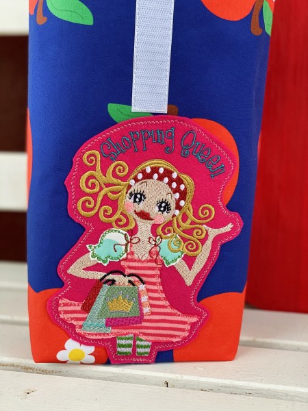 Lunchbag Shopping Queen - L - Blau
