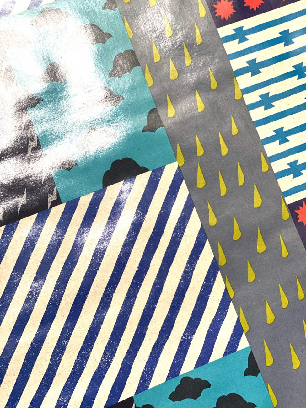 Kokka - Wachstuch - Laminiert ECHINO