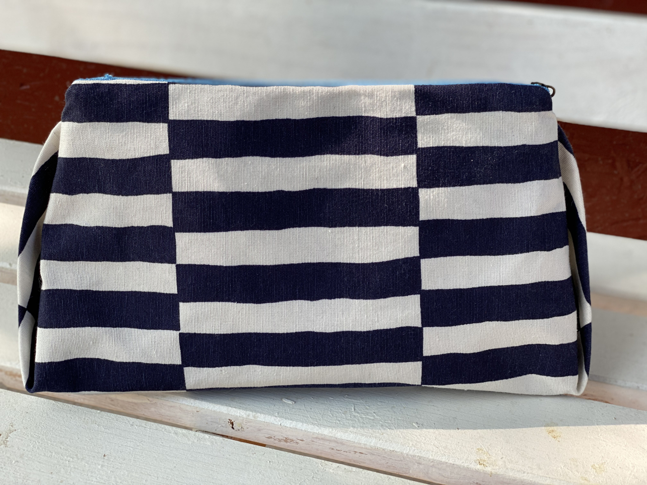 Zipper Triangle - Mermaid - Stripes