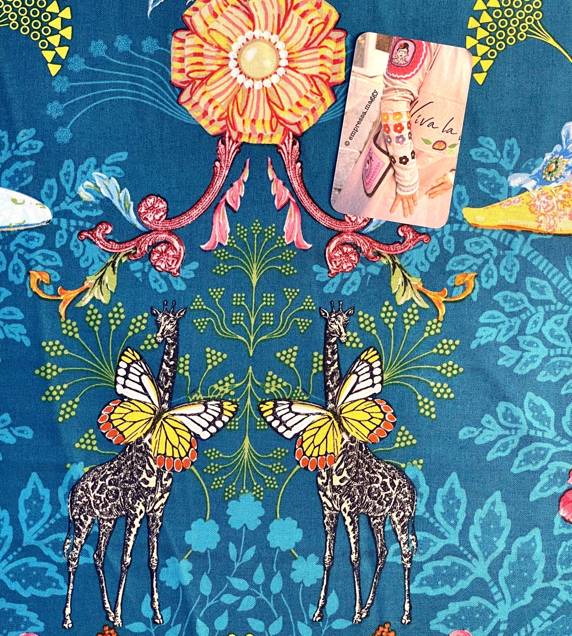 Baumwolle Patchwork - Odile Bailloeul - Royal Expedition - Teal