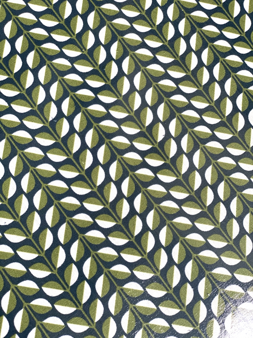 Mees&Mees für Kokka - Wachstuch - Lovely Leaves - Grün