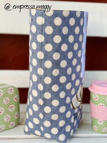 Lunchbag - L - Brot Liebe - Blau