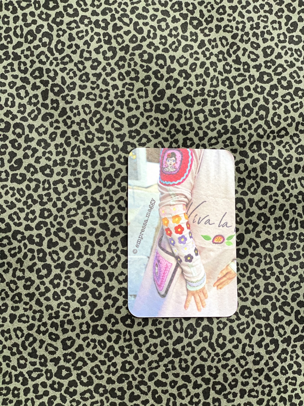 Baumwolle Popeline Leo - Khaki