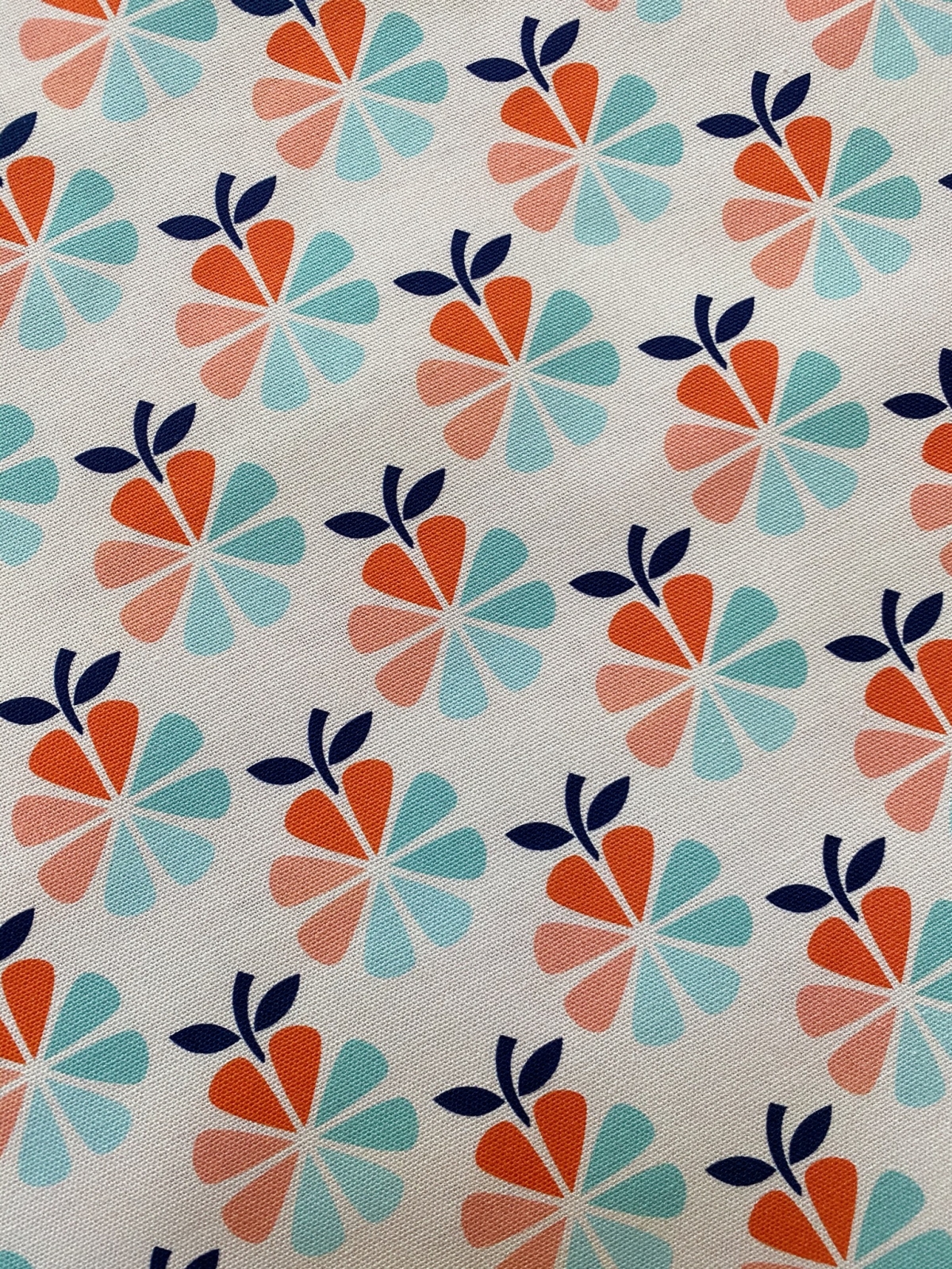 Canvas Hamburger Liebe - In my Kitchen -  Apple Pie - Orange/Mint