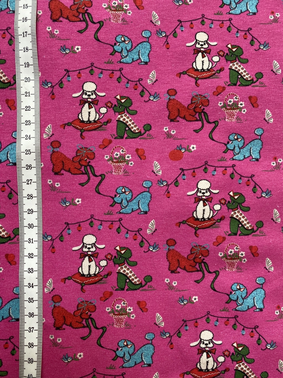 Jersey Fiona Hewitt - POODLE PARTY -Pink
