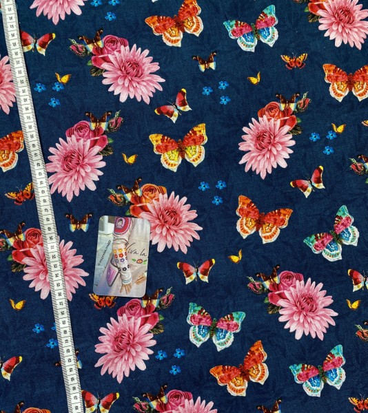 Canvas - Schmetterlinge - Blau