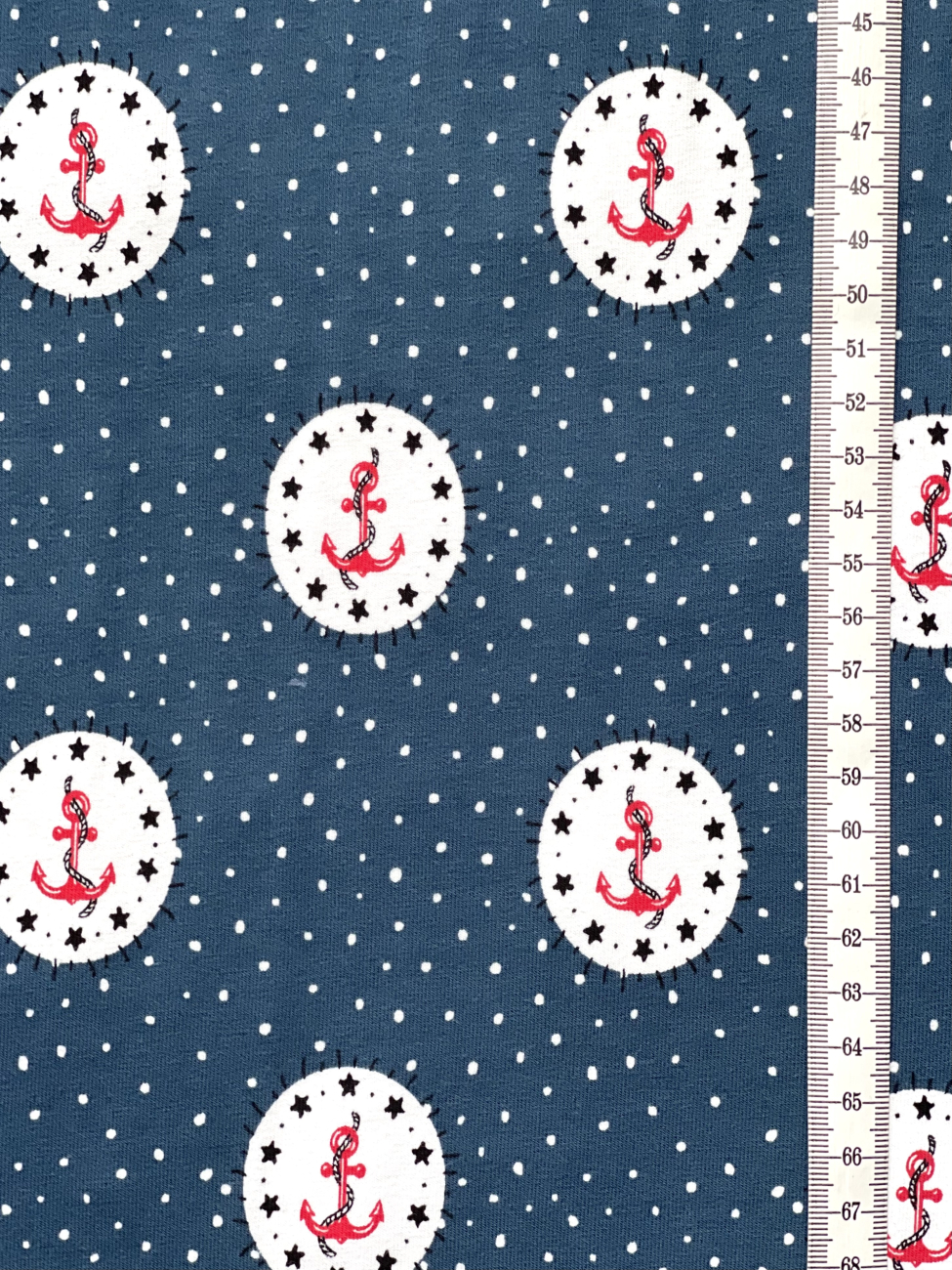 Jersey Anker Punkte - Navy