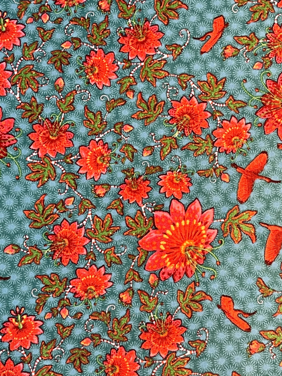 Baumwolle Patchwork - Odile Bailloeul - Ibis - Blue