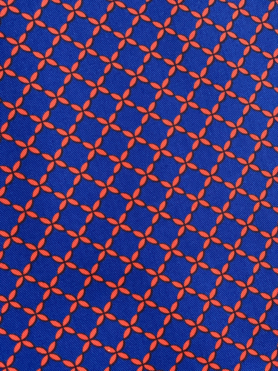 Baumwolle Köper - Karo - Blau