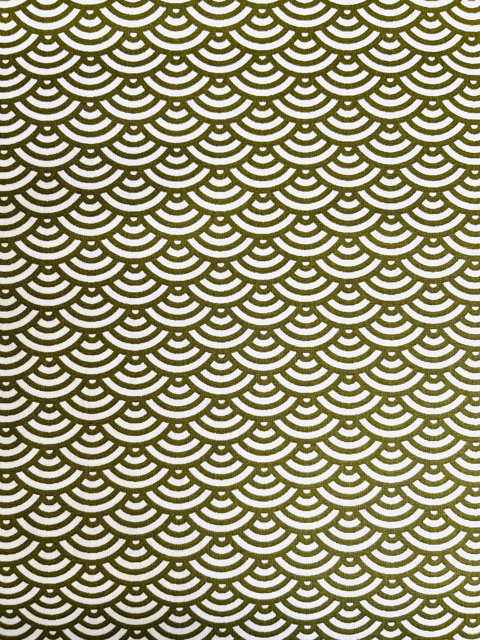 Baumwolle Swafing - Muscheln - Olivgrün