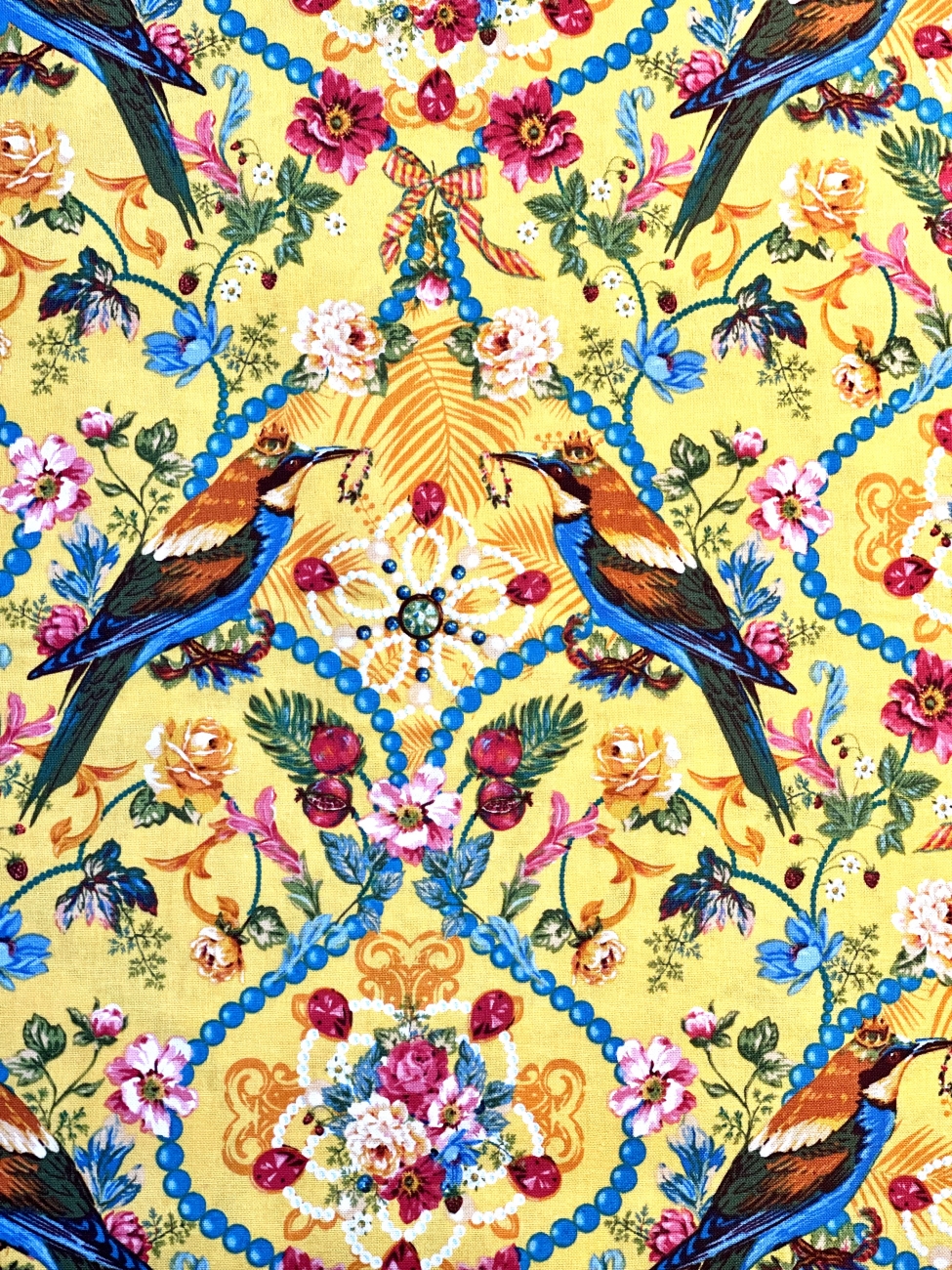 Baumwolle Patchwork - Odile Bailloeul - The Queen´s Jewels Small - Gold