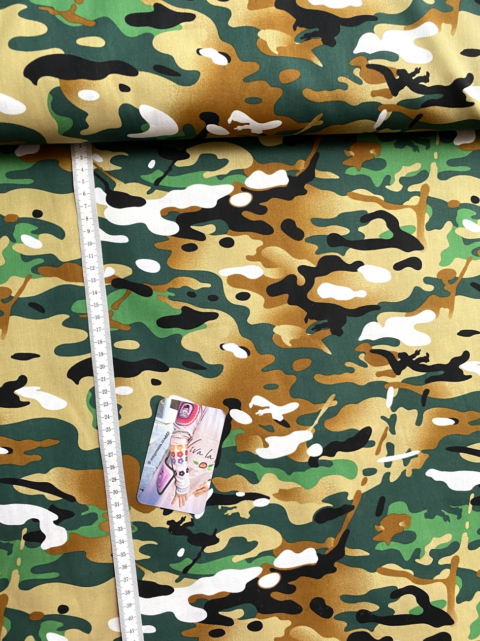 Baumwolle Popeline Camouflage